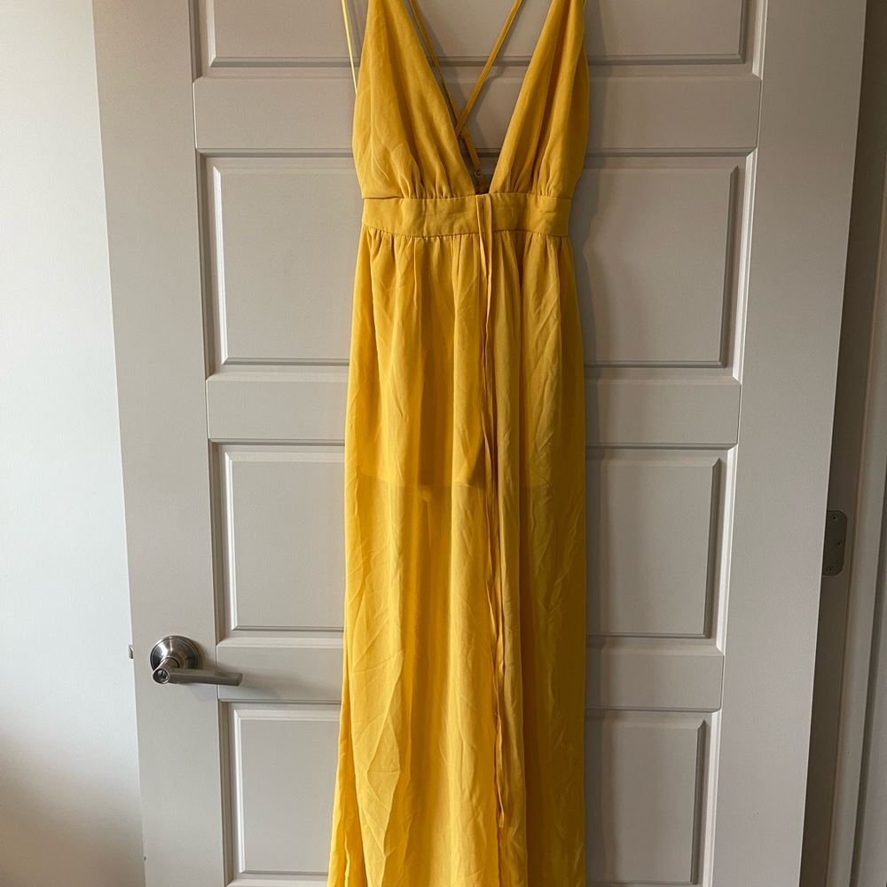 Yellow jumpsuit